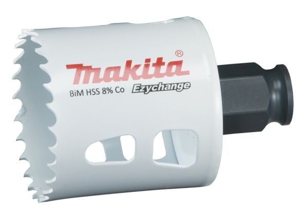 Makita E-03816, Enkelt, Bor, Stål, Aluminium, Plast, Tre, Rustfritt stål, Hvit, Bimetall, 4,4 cm