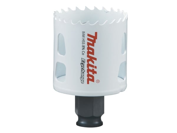 Makita E-03816, Enkelt, Bor, Stål, Aluminium, Plast, Tre, Rustfritt stål, Hvit, Bimetall, 4,4 cm