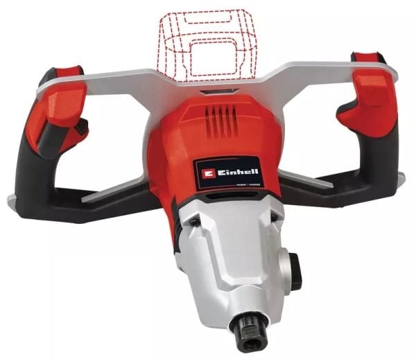 Einhell TP-MX 18-2, Huhmare, Maali, musta, Punainen, Vaihe, Harjaton moottori, 450 RPM, 720 RPM - SOLO
