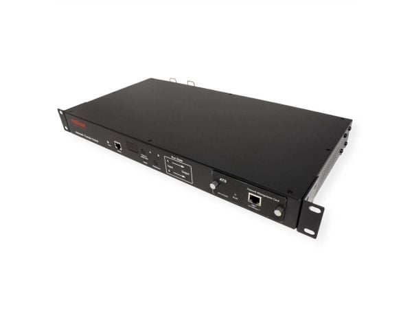 ROLINE 19.07.3415, Rackmontering, 1U, 8 AC-utganger, Sort