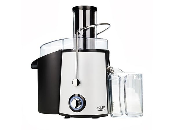 Adler AD 4128, Juicesentrifuge, Sort, Hvit, Metallisk, Trinnløs, 18000 RPM, 2 l