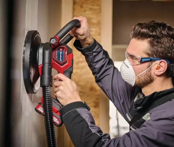 Einhell TP-DWS 18/225 Li BL, Gulvsliper, Sort, Rød, 1200 RPM, 2,36 kg - SOLO