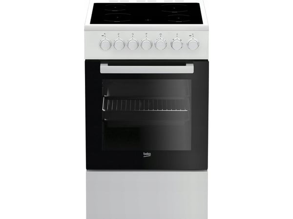 Beko FSM57100GW - Komfyr - frittstående - bredde: 50 cm - dybde: 60 cm - høyde: 85 cm - Klasse A - hvit