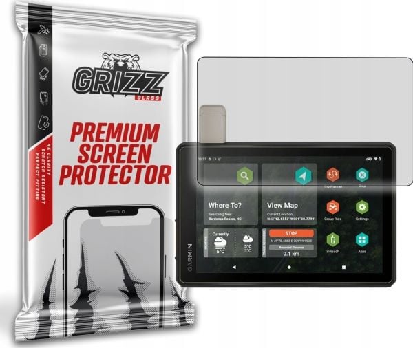 GrizzGlass matt folie PaperScreen til Garmin Tread Overland Edition