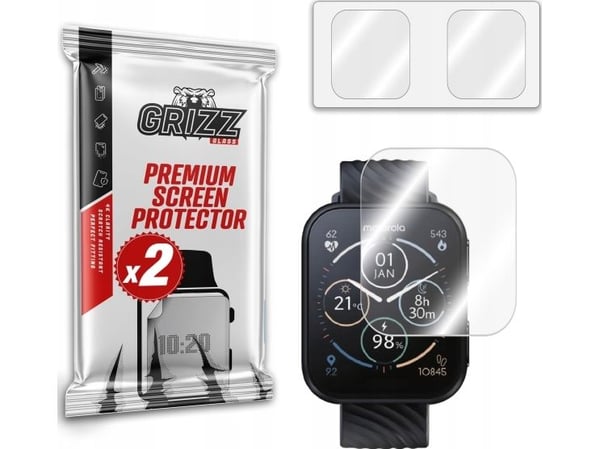 GrizzGlass Szkło hybrydowe GrizzGlass HybridGlass til Motorola Moto Watch 200