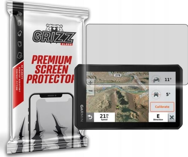 GrizzGlass matt folie GrizzGlass PaperScreen til Garmin Tread Base Edition