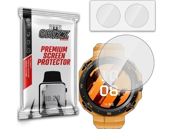 GrizzGlass HybridGlass beskyttelsesglass til Huawei Watch GT Cyber