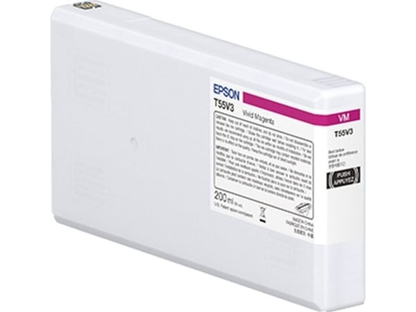 Epson T55W3 - 200 ml - livlig magenta - original - blekkpatron - for P/N: C11CL14301A0