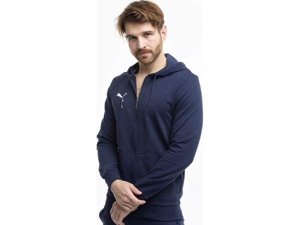 Puma Team Goal Casuals huppari tummansininen 658595 06 (S)