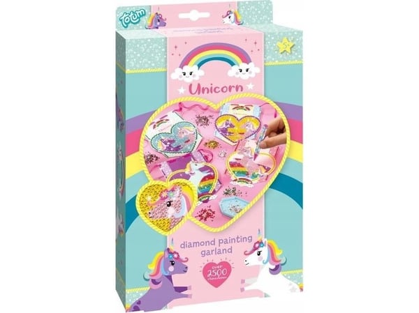 Unicorn diamantfärgsgirland