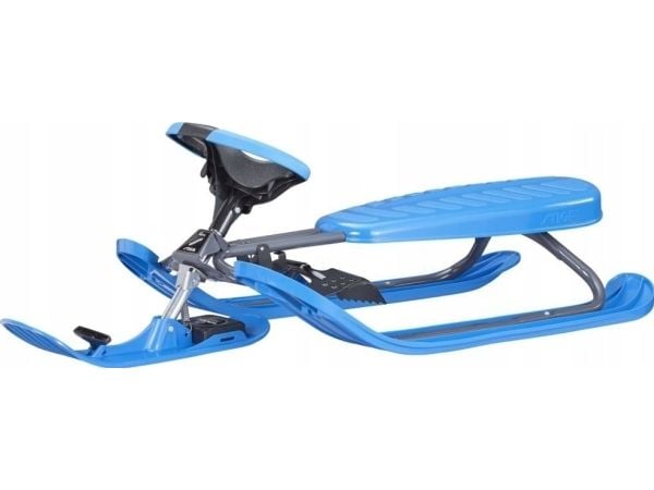 Stiga Snowracer Curve Pro med dragvinda Grafitgrå/Blå Stiga Snowracer Curve Pro med dragvinda Grafitgrå/Blå