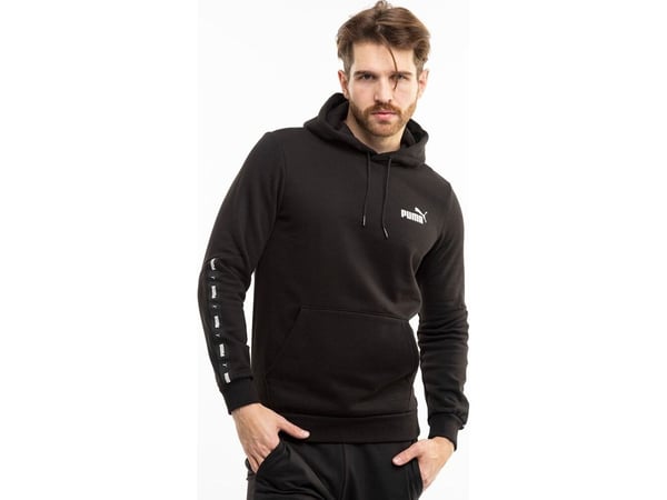Puma ESS+ Tape Hoodie FL musta 849040 01