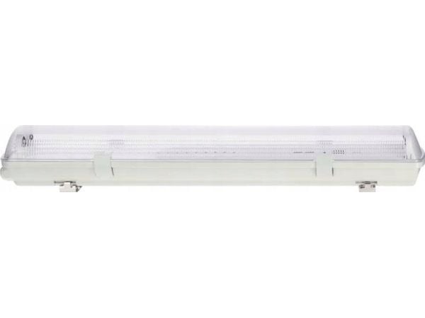 Hurtig/vanntett armatur Zamel Suna LOP11900002 2x120 IP65 1254x108x90 19-000-02 hvit