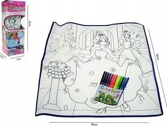 Hipo matte 50x50 cm vaskbare for farge/kol. 12 fl. H13025 34646