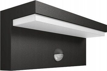 Philips myGarden Bustan - Vegglampe - LED x 2 - total: 9 W (ekvivalent 80 W) - klasse F - varmt hvitt lys - 2700 K - L-type - antrasitt