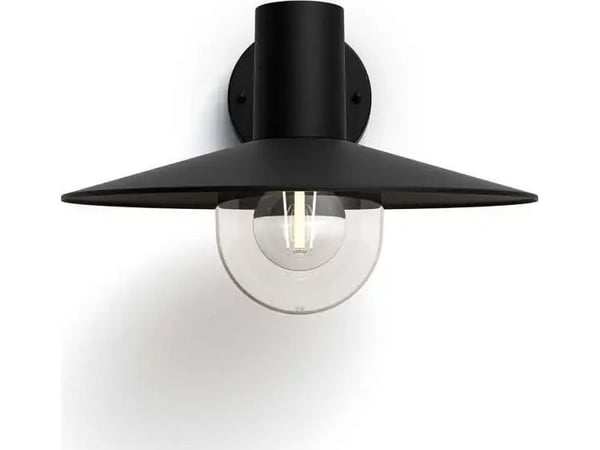 Philips myGarden Skua-vegglampe, 42 W, E27, ingen pære, Vegglys, Svart, Aluminium, I, Tidsriktig, Moderne