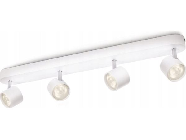 Philips myLiving STAR - Takspotlight - LED - 4 innganger - 18 W - 2700 K - hvit