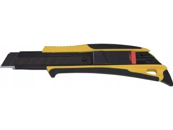 Kniv m/autolås 2-i-1 18mm m/tæppehage