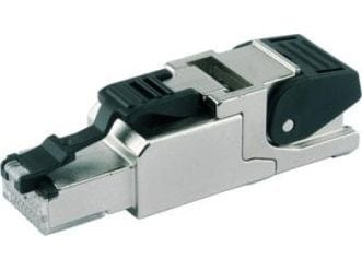Telegärtner - Nätverkskontakt - RJ-45 (hane) - skärmad - CAT 6a - tvinnad