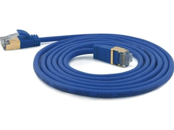 wantec - Koblingskabel - RJ-45 (hann) til RJ-45 (hann) - 3 m - CAT 6a - blå