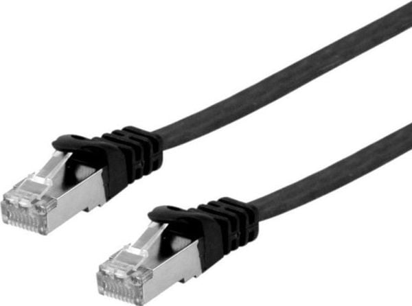 Equip 607692, 3 m, Cat6a, U/FTP (STP), RJ-45, RJ-45, Sort