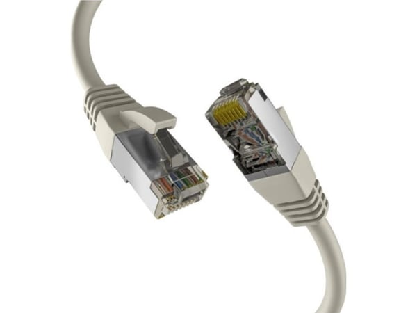 EFB-Elektronik CAT8.1 GRÅ 0,25m RJ45 PATCH KABEL S/FTP PIMF LSZH 2000MHZ 40GB NETTVERKSKABEL (EC020200255)