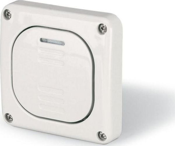 Scame Protecta uppoasennettava hetkellinen painike IP66 hermeettinen 10A Scame 137.3311P harmaa ilman rasiaa