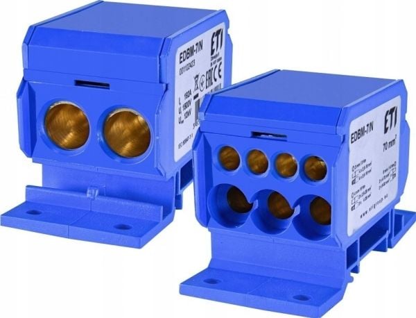 Etipo Kytkinlohko 192A (2x4-70mm2/3x2,5-25mm2+4x2,5-16mm2) EDBM-7/N ETI Polam 1102423 sininen