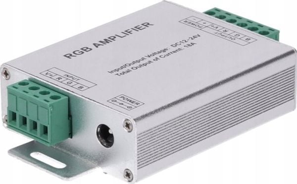 Prescot Prescot led forsterker pr rgb 12-24v 3x6a pr-wz-rgb-18a Prescot Prescot led forsterker pr rgb 12-24v 3x6a pr-wz-rgb-18a