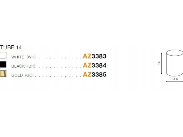 Azzardo Erebus AZ3391+AZ3385 spot 1x35W GU10 sølv/gull