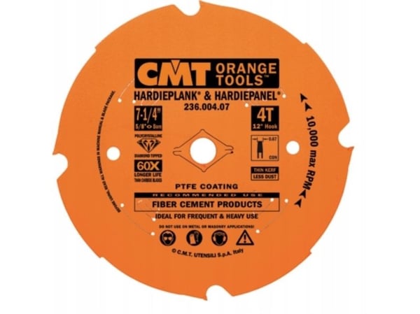 Skjæreskive i fibersement 160x2,4/1,8x20 Z4 TCG DP, CMT