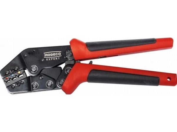 Modeco krymptång för kabelskor med isolering 0,5-6mm2 225mm CRMO TPR MN-20-187