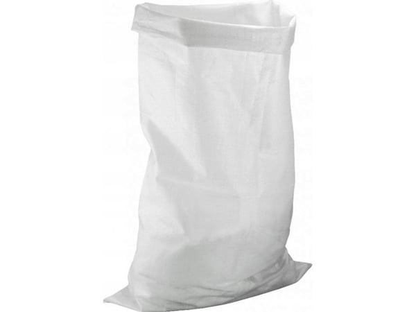 Dedra Rakennussäkki PP, 80L 50x85 cm, 65g/m2, valkoinen