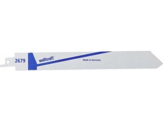 Wolfcraft 2 sagblad til stikksag - 220 mm, nøyaktige, presise kutt