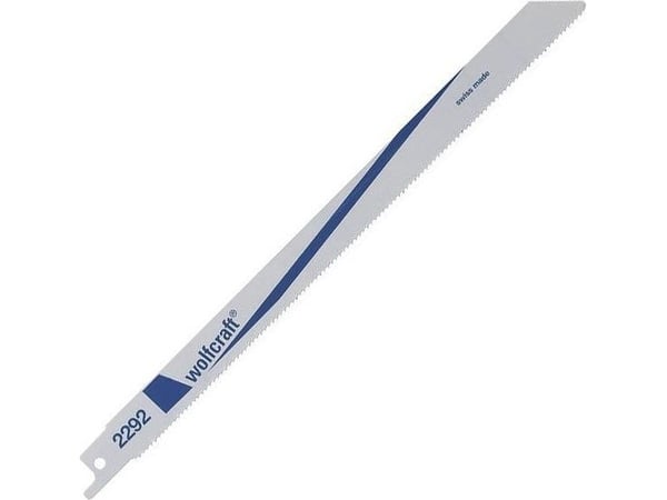 wolfcraft GmbH 2292000, Sabelsagblad, Aluminium, Støpejern, Ikke-jernholdig metall, Rør, Bimetall, 21 cm, 1,8 mm, 8 mm
