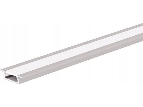 LED-list Prescot LED-profil MICRO-K-ALU-MLC-2M 2 m melk-hvit innfelt anodisert (COM)