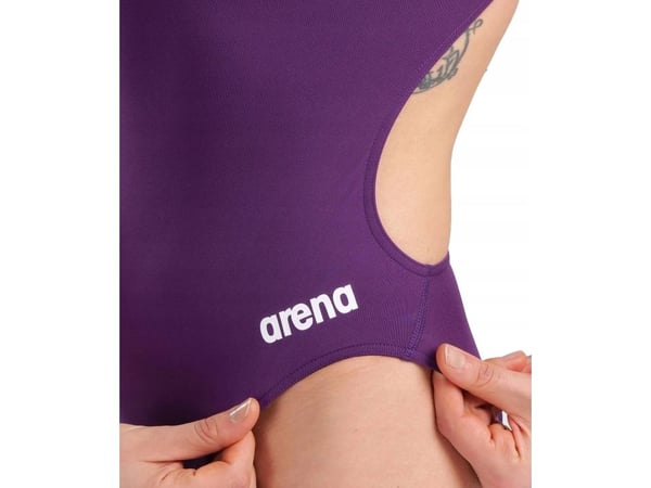 Arena badedrakt for kvinner WOMEN'S TEAM SWIMSUIT CHALLENGE SOLID