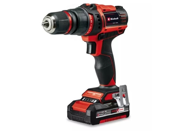Einhell TE-CD 18/45, Boremaskin med pistolgrep, Nøkkelløs, Børstet, 1,3 cm, 2 mm, 45 Nm