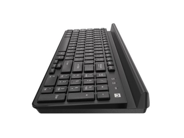 NATEC FELIMARE, Full størrelse (100 og), Trådløs, Bluetooth, Membrannøkkelbryter, QWERTY, Sort