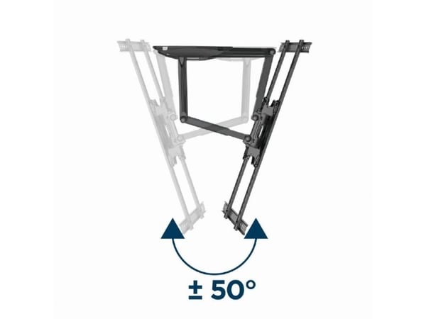 Gembird WM-75ST-01 - Monteringssett (veggmontering) - for LCD-TV - full bevegelse - stål - skjermstørrelse: 32"-75" - monteringsgrensesnitt: 600 x ...