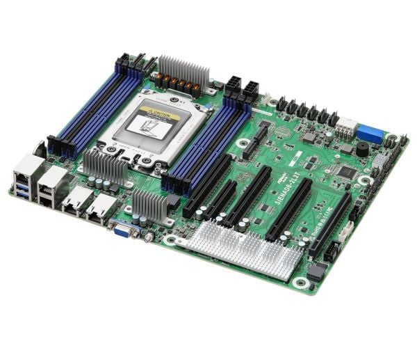 ASRock Rack SIENAD8-2L2T - Hovedkort - ATX - Socket SP6 - USB 3.2 Gen 1 - 2 x 10 Gigabit LAN, 2 x Gigabit LAN - innbygd grafikk