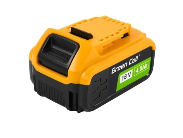 Green Cell PTDW18V4, Batteri, Lithium-Ion (Li-Ion), 4 Ah, 18 V, DeWalt, Drill, Multi-verktøy, Elektrisk skrutrekker, Rotasjons hammer, Sandpapir ho...