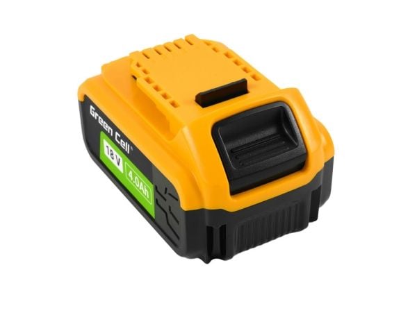 Green Cell PTDW18V4, Batteri, Lithium-Ion (Li-Ion), 4 Ah, 18 V, DeWalt, Drill, Multi-verktøy, Elektrisk skrutrekker, Rotasjons hammer, Sandpapir ho...