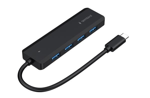 Gembird UHB-CM-U3P4P-01 4-porttinen USB 3.1 (Gen 1) Type-C HUB -liitin