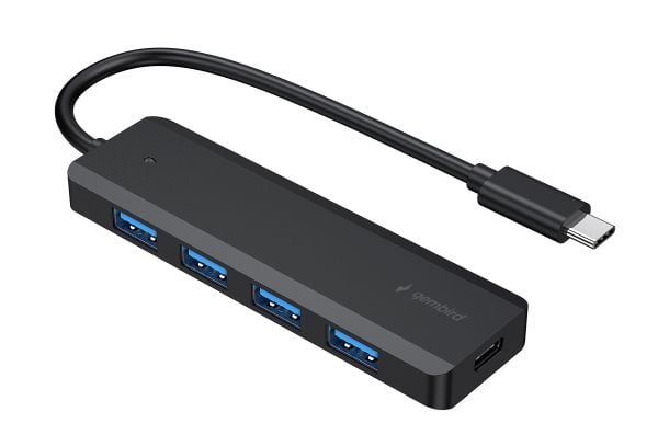 Gembird UHB-CM-U3P4P-01 4-porttinen USB 3.1 (Gen 1) Type-C HUB -liitin