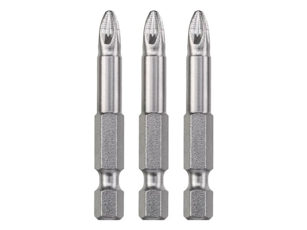 kwb 121151, 3 stykker, Pozidriv, PZ 1, Stål, 50 mm, 25,4 / 4 mm (1 / 4")