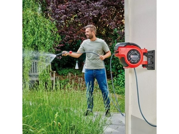 Einhell GE-HR 18/30 Li-Solo, Vegg-montert Hjul, Automatisk, Funksjonell, Sort, Rød, Vegg-montert, 30 m - SOLO
