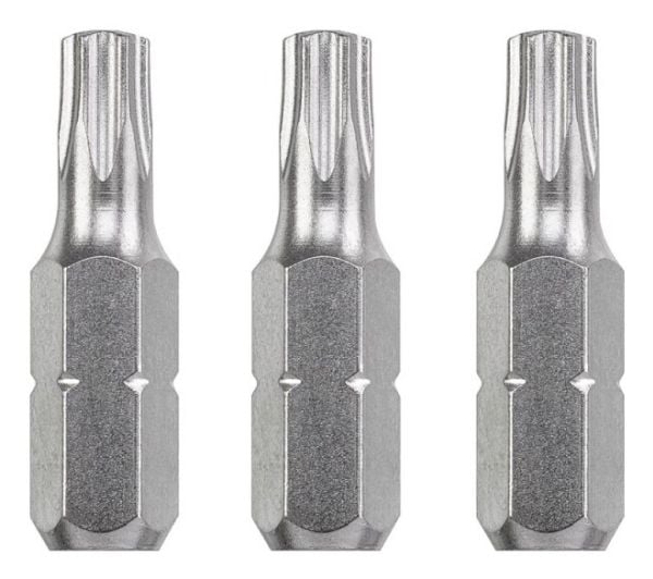 kwb 121625, 3 kpl, Terästä, T 25, 25 mm, 25,4 / 4 mm (1 / 4")