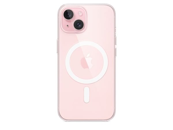 Apple - Baksidedeksel for mobiltelefon - MagSafe-samsvar - polykarbonat - blank - for iPhone 15