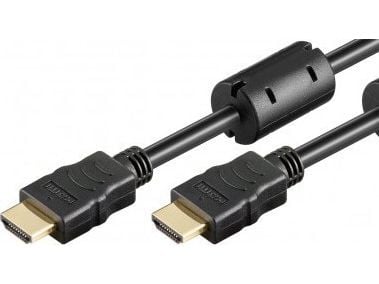 Goobay 61304, 10 m, HDMI Type A (Standard), HDMI Type A (Standard), 3D, 18 Gbit/s, Svart